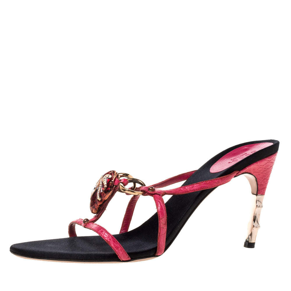 GUCCI by Tom Ford bamboo heels