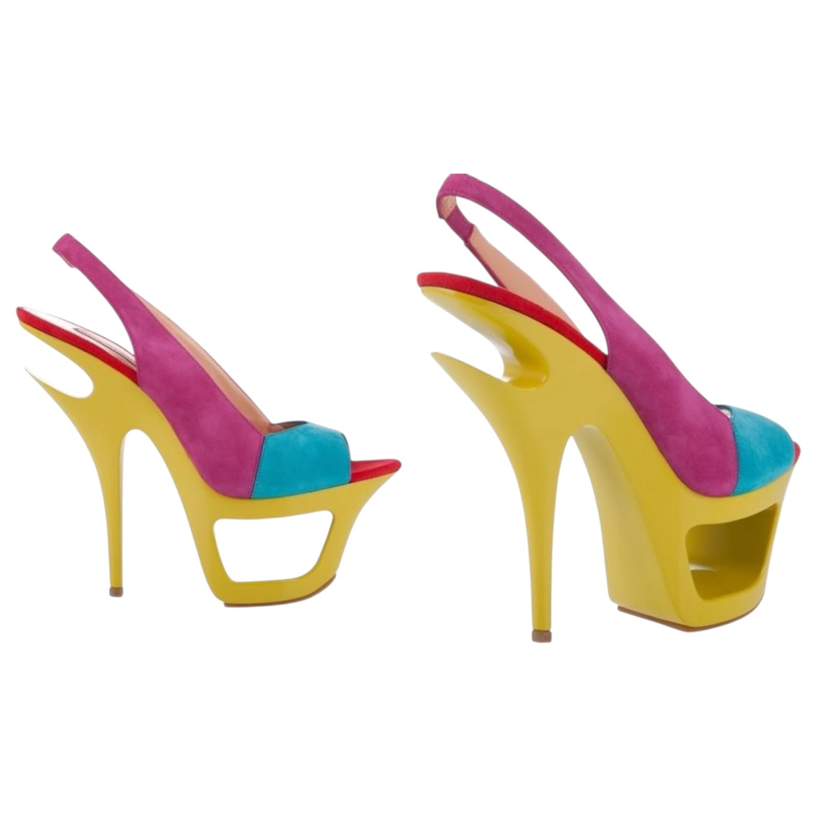 GIANMARCO LORENZI 2010 double platform heels