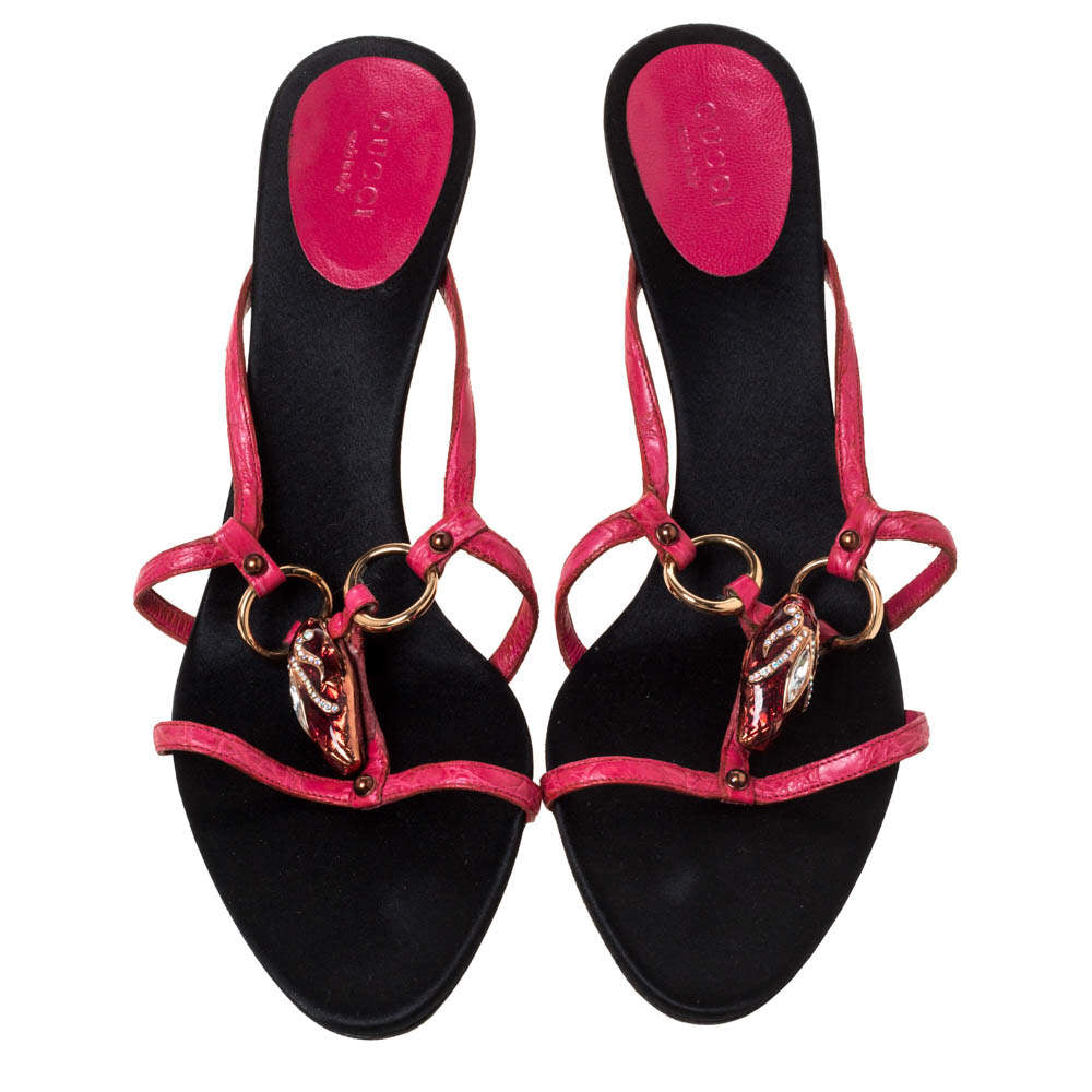 GUCCI by Tom Ford bamboo heels