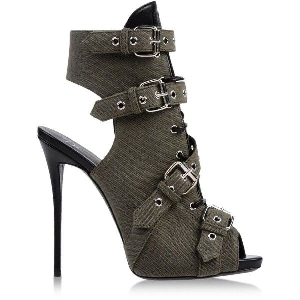 GIUSEPPE ZANOTTI Military ankle boots