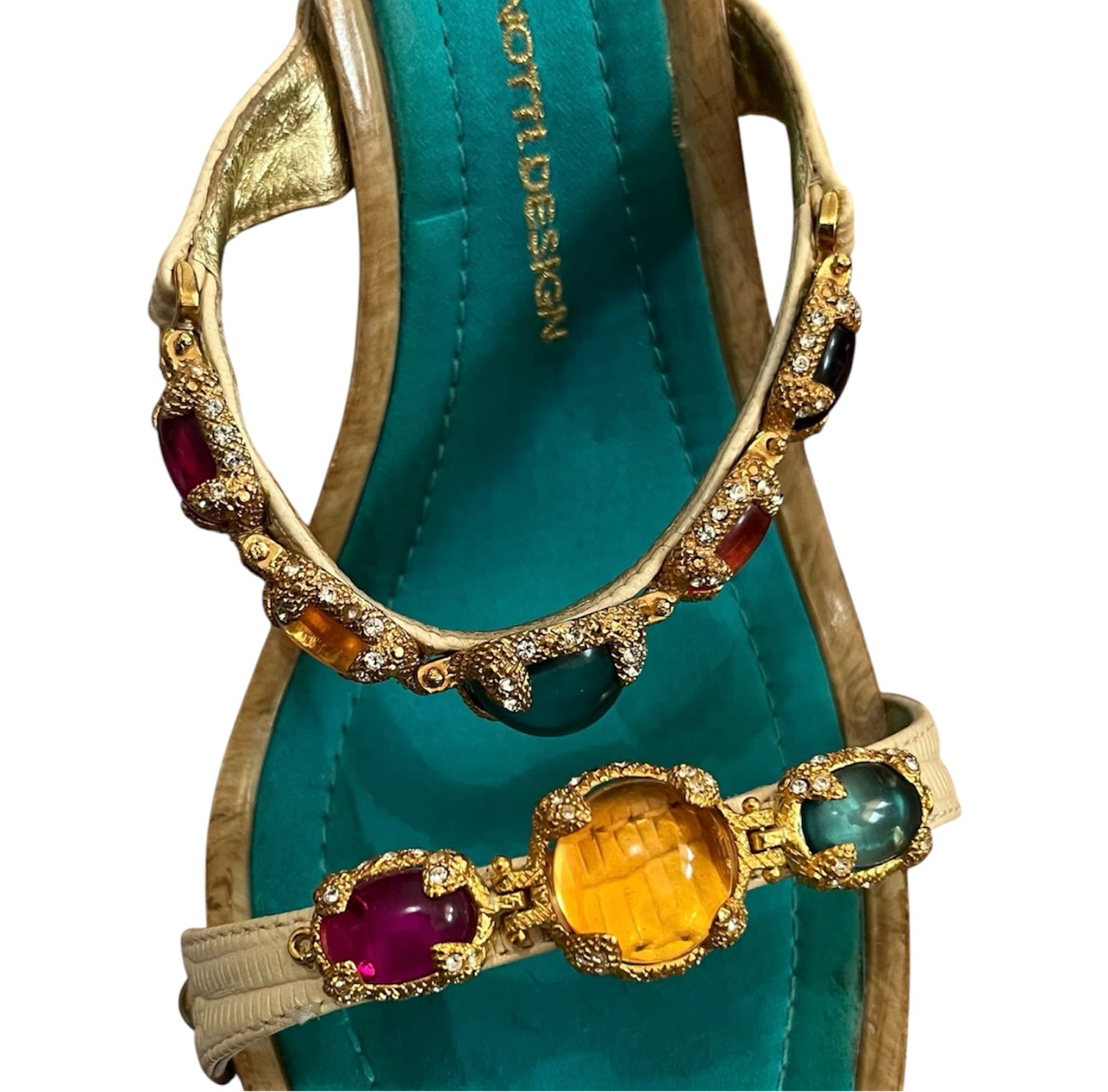 GIUSEPPE ZANOTTI wedge embellished sandals