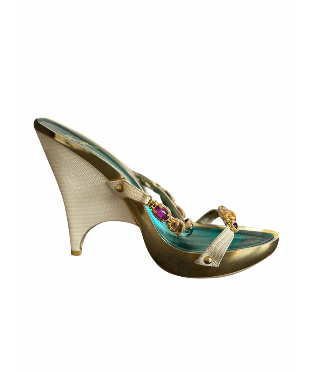 GIUSEPPE ZANOTTI wedge embellished sandals