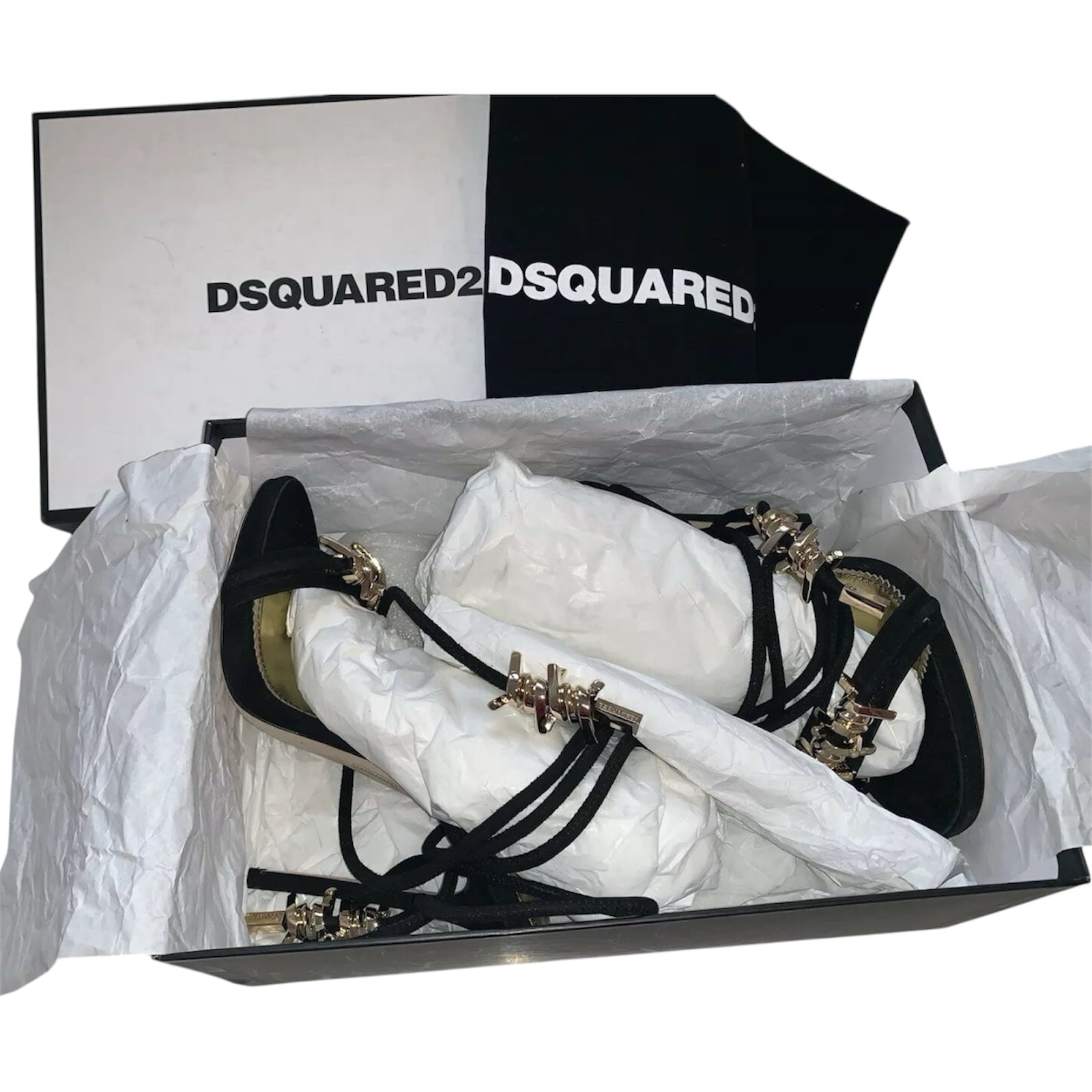 DSQUARED2 2015 barb wire heels