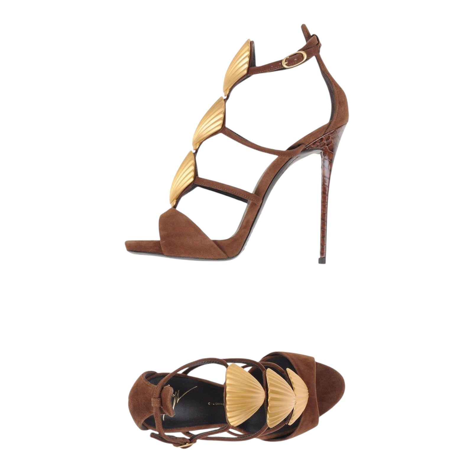 GIUSEPPE ZANOTTI seashell heels