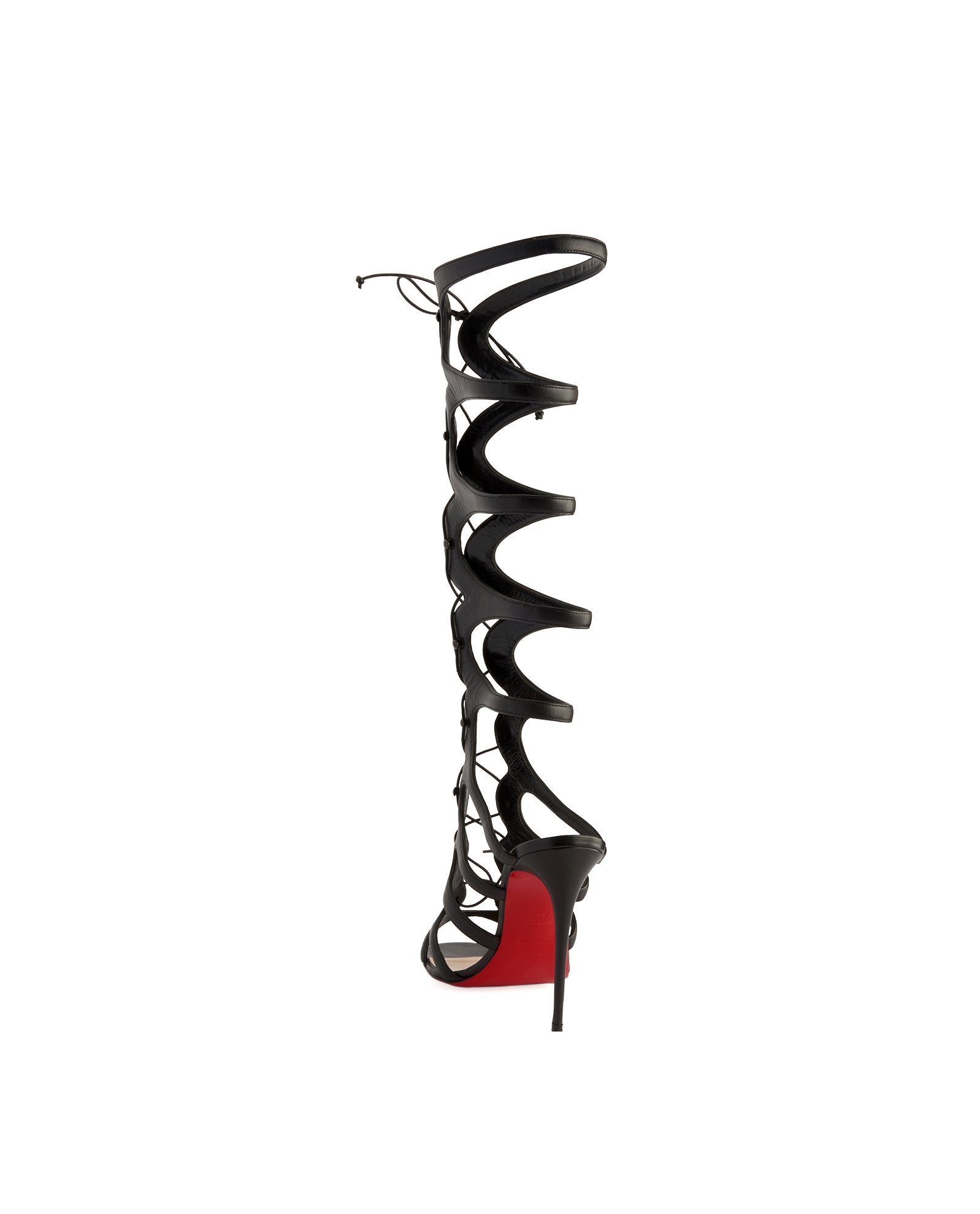 CHRISTIAN LOUBOUTIN lace-up gladiator boots