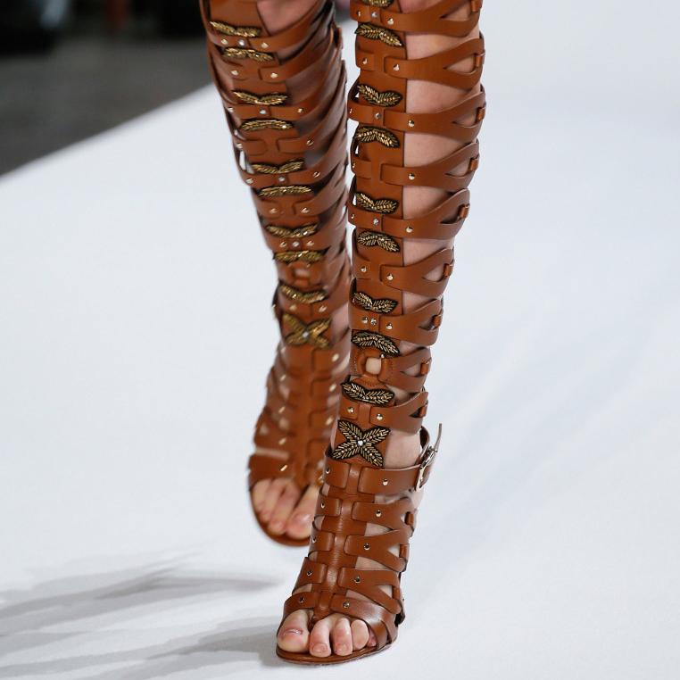 GIANVITO ROSSI x ALTUZARRA 2012 gladiator heels
