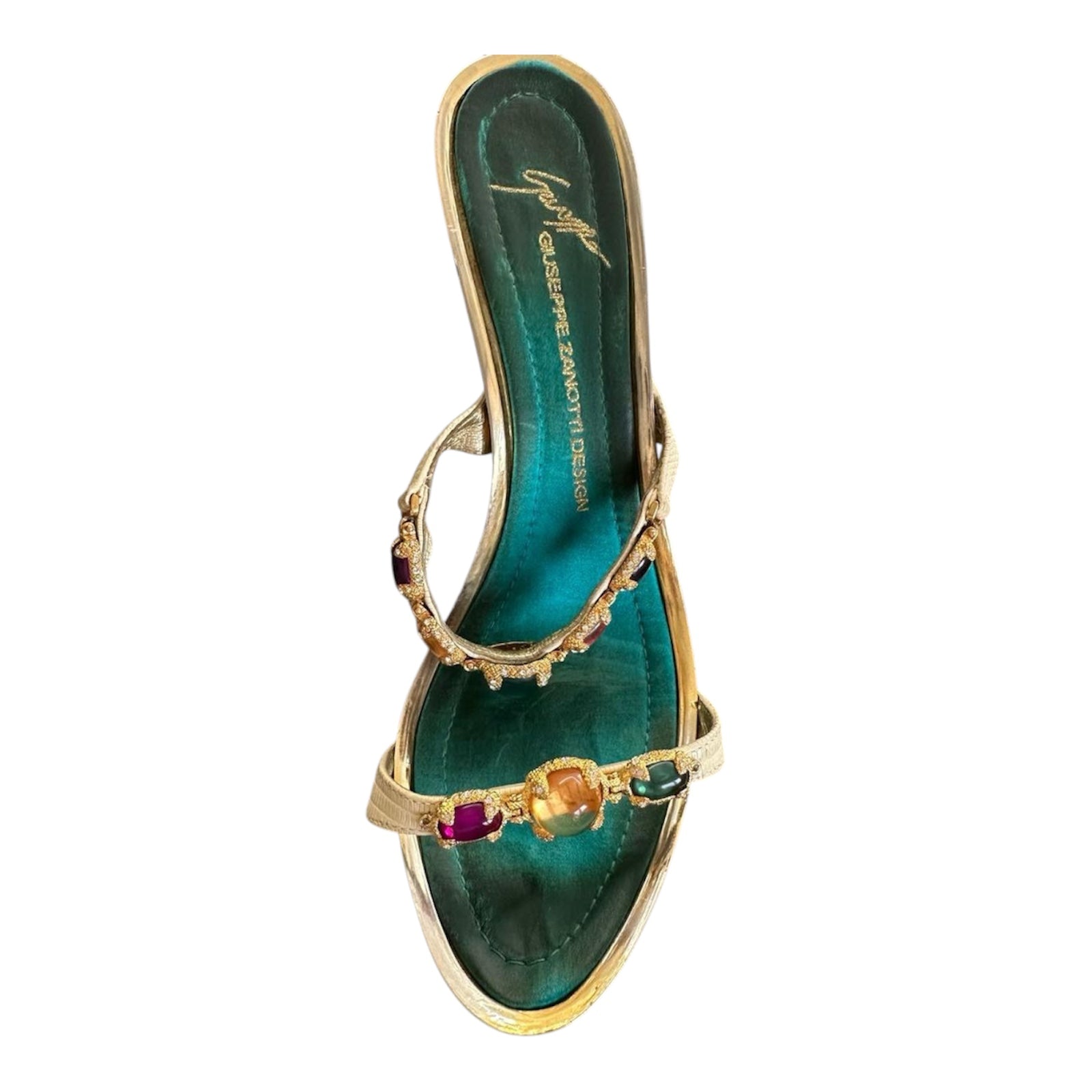 GIUSEPPE ZANOTTI wedge embellished sandals