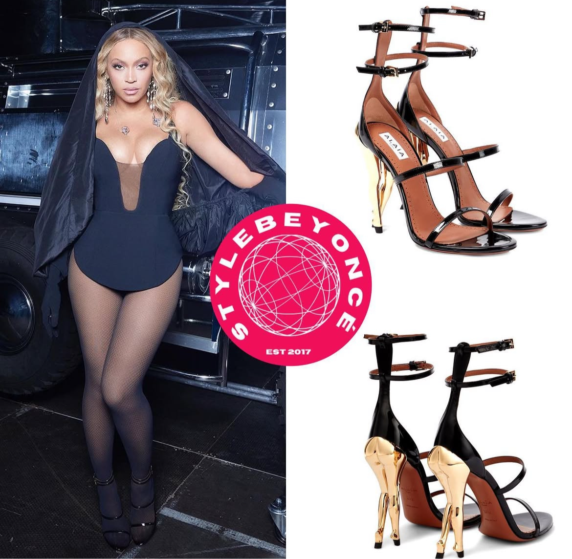 ALAÏA « Cabaret » sandals