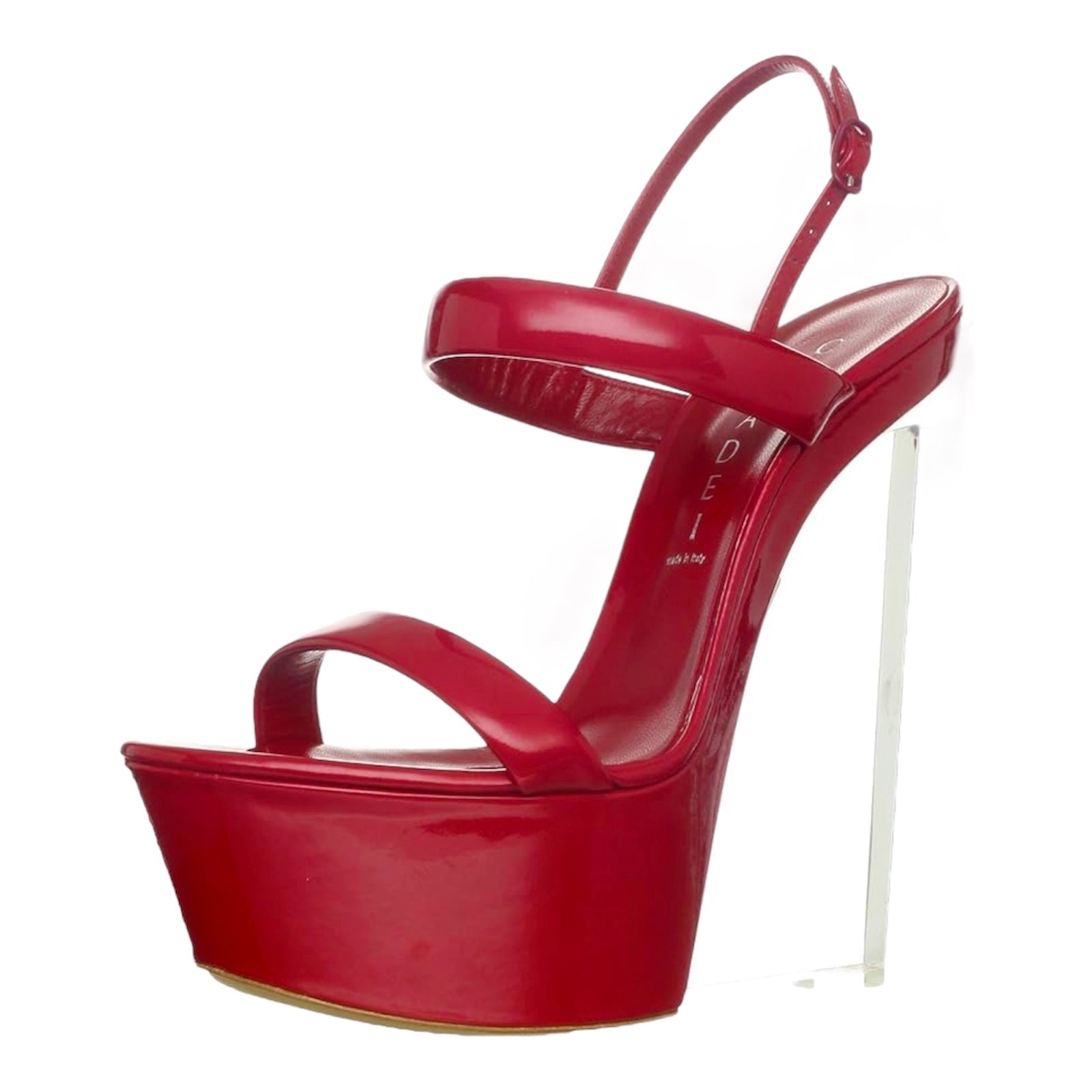 CASADEI S/S 2013 clear wedge heels
