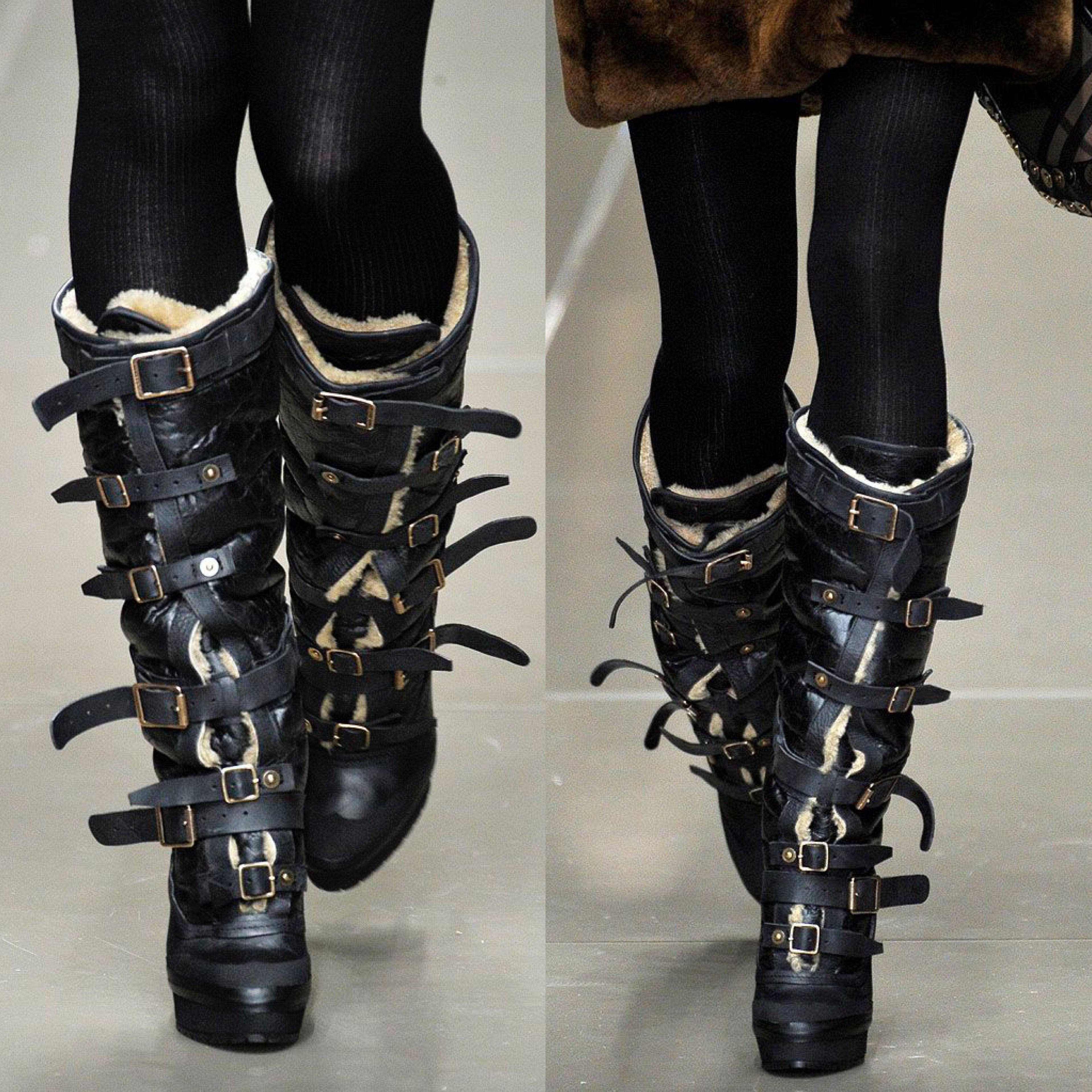 BURBERRY Fall 2010 Aviator Boots