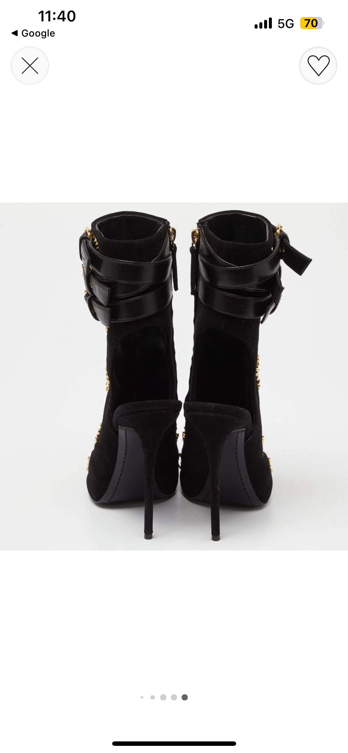 GIUSEPPE ZANOTTI 2014 studded booties
